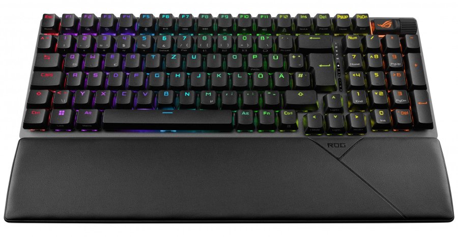 ASUS ROG Strix Scope II 96 Wireless keyboard Gaming USB + RF Wireless + Bluetooth QWERTZ German Black #4