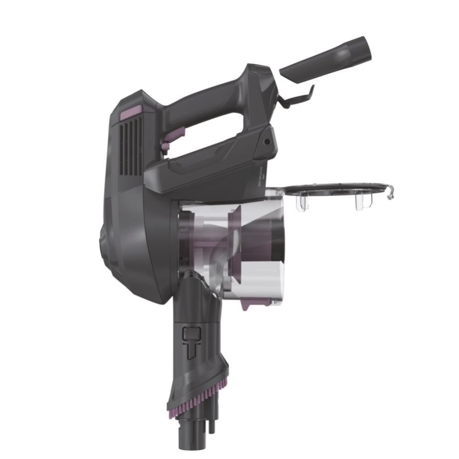 Hoover HF1 HF103X 011 Stick vakuum Batteri Dry Stof Posels 0,9 L 170 W Titanium #97
