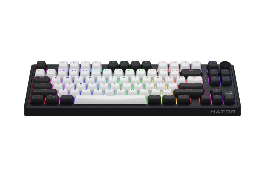 HATOR Skyfall 80 MAG ULTIMA 8K wireless tastatur Spil USB + RF Wireless + Bluetooth QWERTY US engelsk Sort, Hvid #2