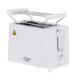 Adler AD 3223 brdrister 6 2 skive(r) 750 W Hvid #1