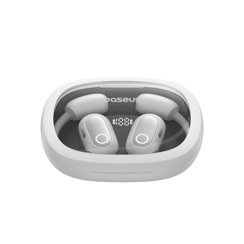 Baseus Eli Fit Open- Ear Headset Trdls forbindelse/musik USB Type-C Bluetooth Hvid #4