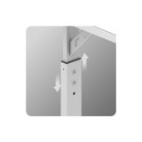 Huzaro Hero 2.6 Hvidt gaming-skrivebord #10