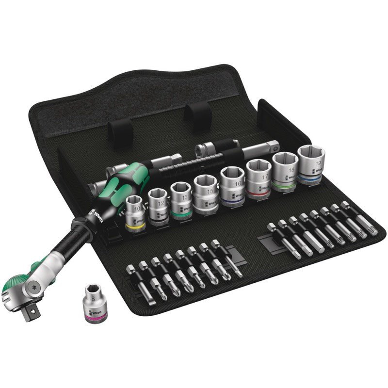 Wera 8100 SB 6 Zyklop Speed Ratchet Set 3/8  Drive metric #1