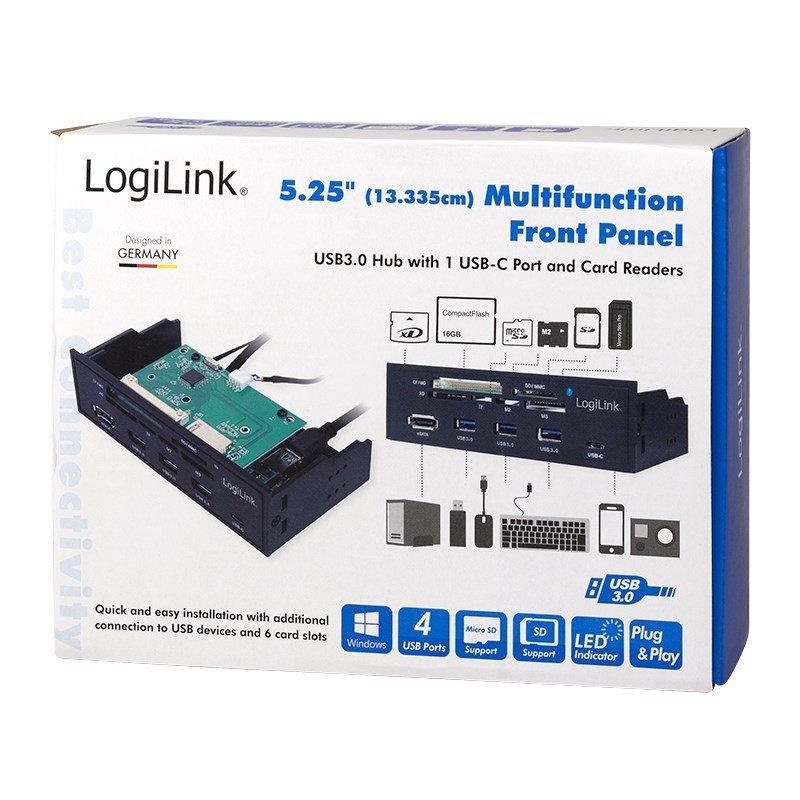 LogiLink UA0341 kortl�ser SATA Intern Sort #3