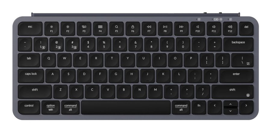 Keychron B1P-K1 tastatur Hjemme/kontor USB + RF Wireless + Bluetooth Gr� #1