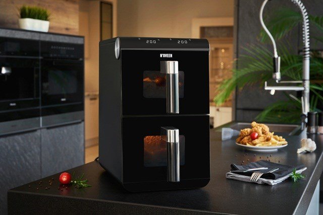 Noveen DoubleCrisp AF5050 X-LINE Fedtfri frituregryde 1700 W Sort #11