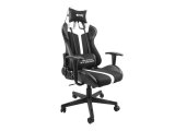 FURY Avenger XL Universal gamingstol Polstret sde Sort, Hvid #3