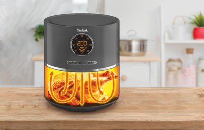 Tefal Ultra Fry Digital EY111B Enkelt 4,2 L 1400 W Varmluftsteger Gr #9
