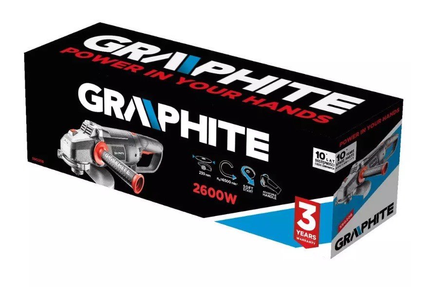 Vinkelsliber 2600W Graphite 230mm skive #3