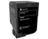 Lexmark 74C2HKE tonerpatron 1 stk Original Sort #1