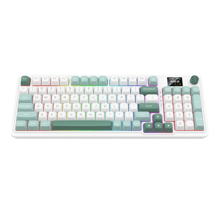 REDRAGON K719WG-RGB-PRO Galatin tastatur USB + RF Wireless + Bluetooth Hvid, Gr�n #6