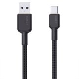 AUKEY CB-NAC2 USB-C Type-C Power Delivery PD 60W 3A 1.8m Nylon Sort #4