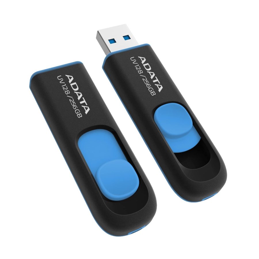 ADATA UV128 USB-ngle 256 GB USB Type-A 3.2 Gen 1 (3.1 Gen 1) Sort, Bl #4