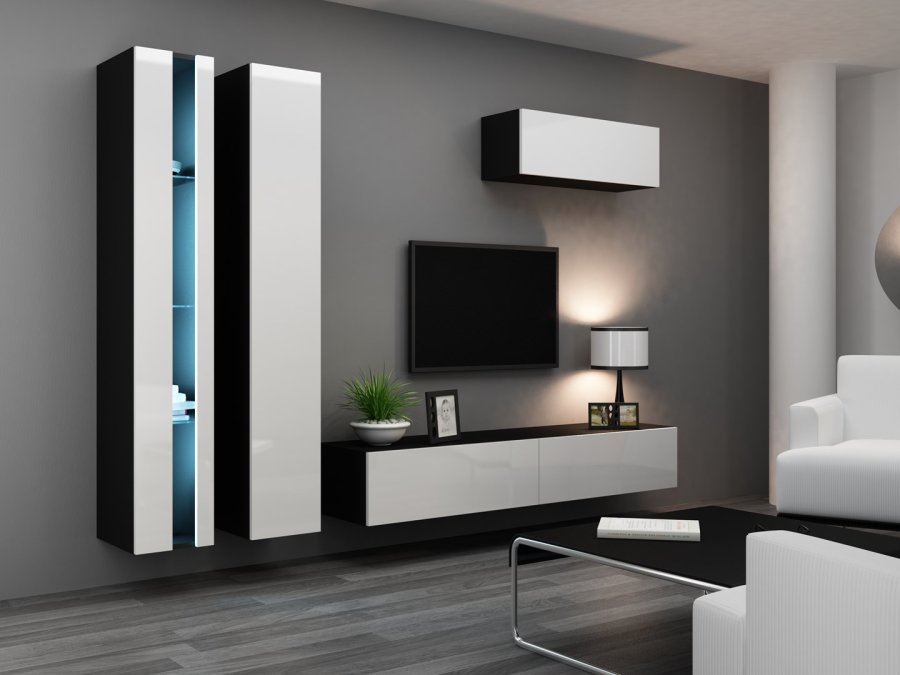 Cama RTVVIGO180N c/b TV stativ & underholdningscenter 2 hylder #4