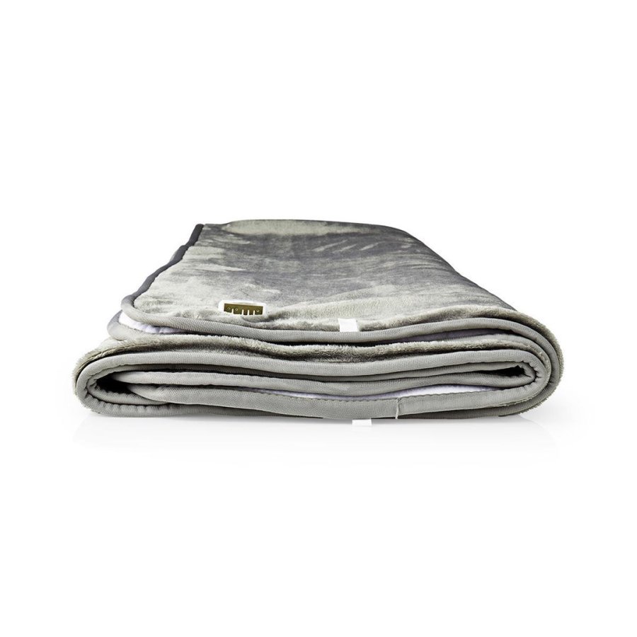 Nedis PEBL130CWT2 varmelagen og -pude Elektrisk tppe 120 W Gr, Hvid Fleece, Polyester #4