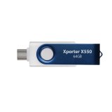 Patriot Memory 64GB Xporter X550 USB-ngle Dual USB A+C (PS64GX550AAD) Hvid, Bl #4