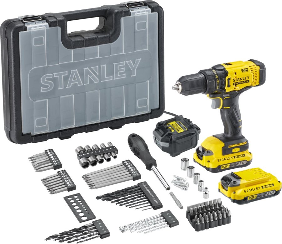 STANLEY SFMCD700D2A-QW 20V bore-/skruemaskine #5
