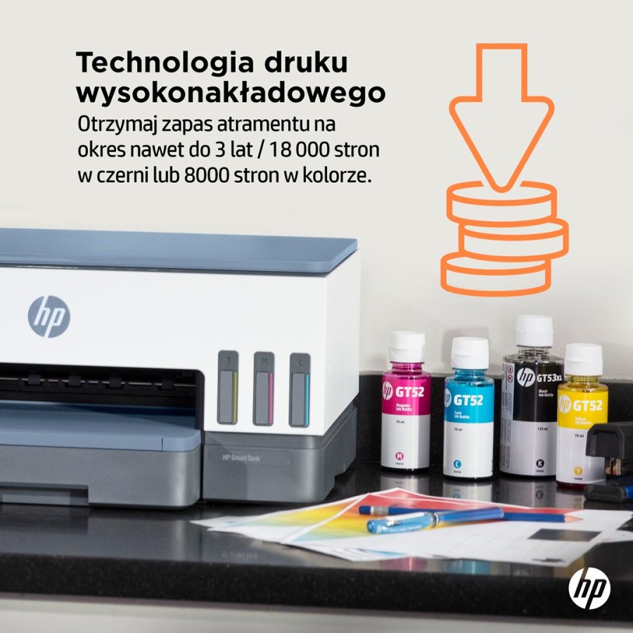 HP Smart Tank 725 All-in-One Termisk inkjet A4 4800 x 1200 dpi 15 sider pr. minut Wi-Fi #4
