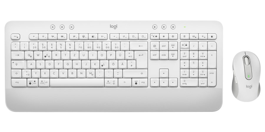 Logitech 920-011022 tastatur Mus inkluderet Kontor Bluetooth QWERTZ Tysk Hvid #7