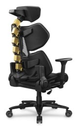 COUGAR Terminator Elite Gold PC gamingstol Polstret s�de Sort, Guld #4