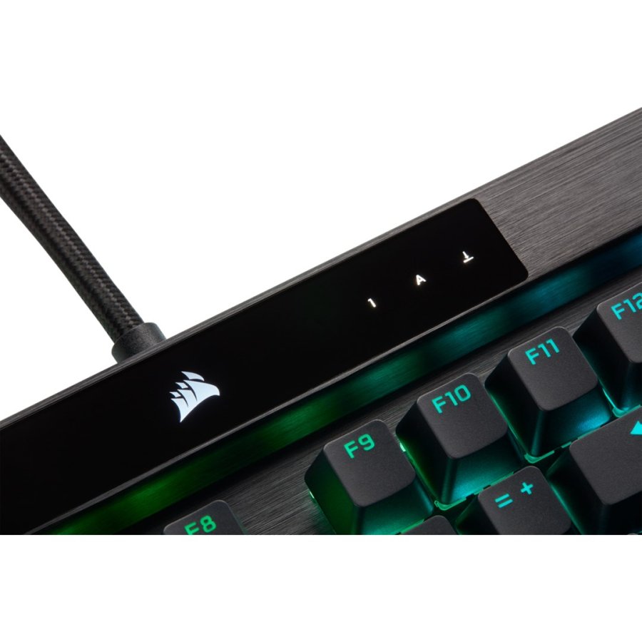 Corsair K100 RGB Optical-Mechanical Gaming tastatur Spil USB QWERTZ Tysk Sort #7