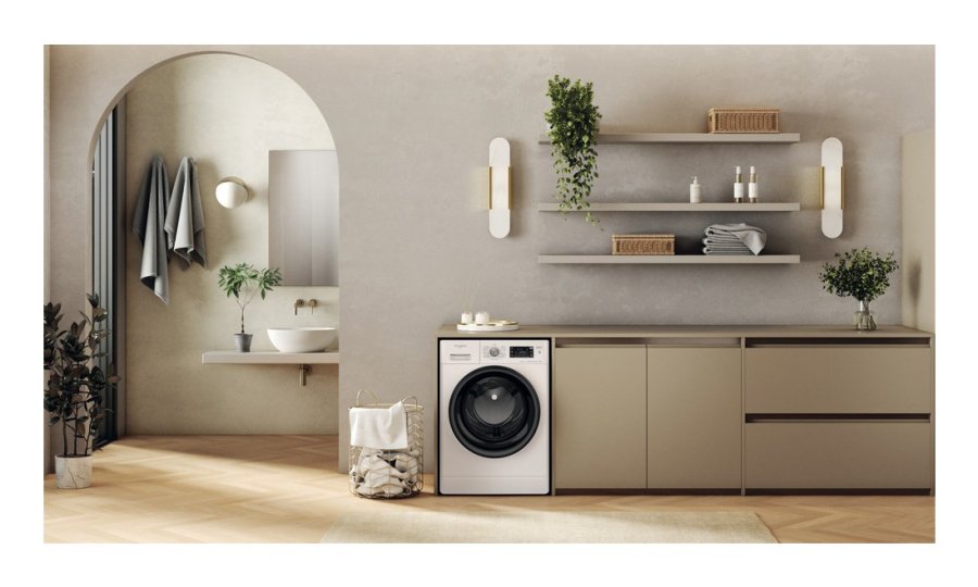 Whirlpool Washing machine | FFS 7469 W EE | Energy efficiency class A | Front loading | Washing capacity 7 kg | 1400 RPM | Depth 57.5 cm | Width 59.5 cm | Display | LED | White #5