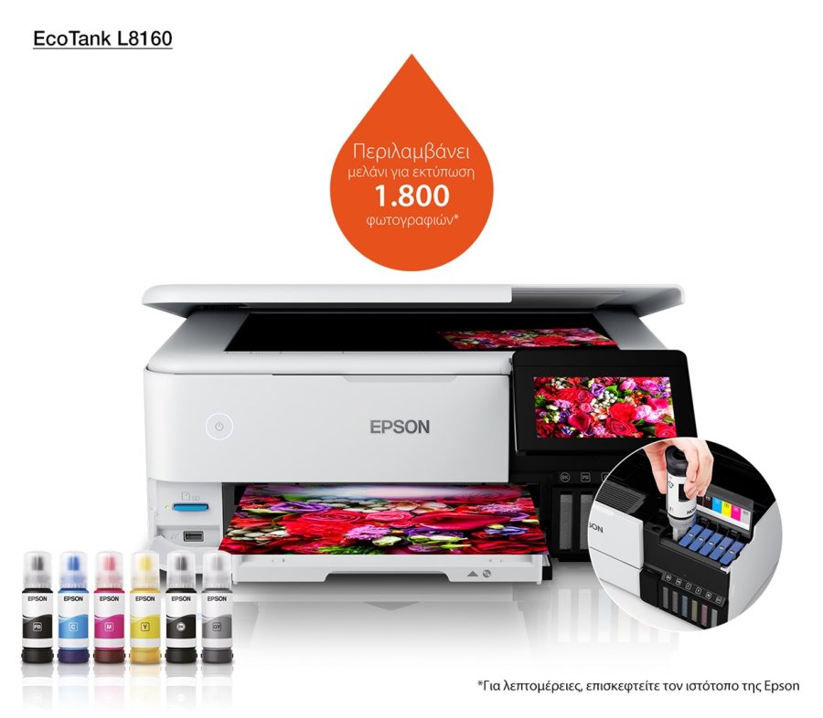 Epson EcoTank L8160 Inkjet A4 5760 x 1440 dpi 32 sider pr. minut Wi-Fi #16