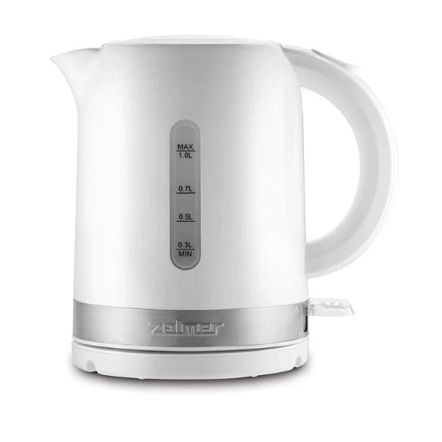 Zelmer ZCK7018 elkedel, 1 liter, 1500 W, hvid #1