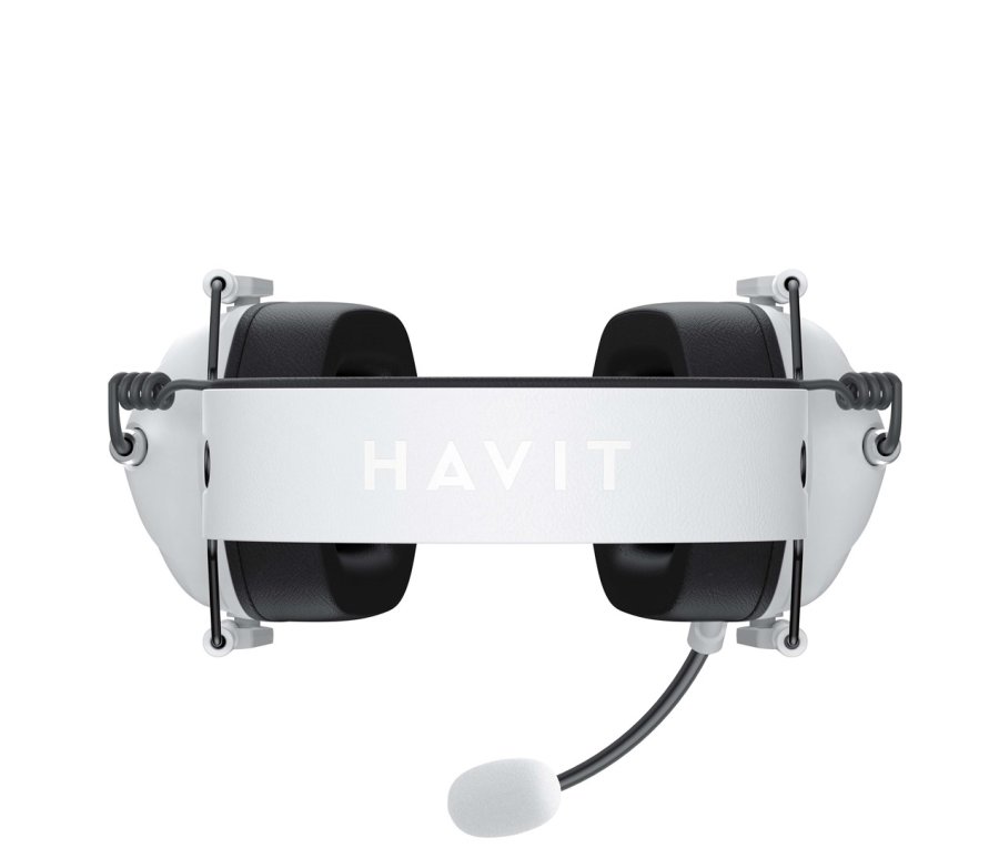 Havit H2033D - gaming-hovedtelefoner, hvid/sort #6