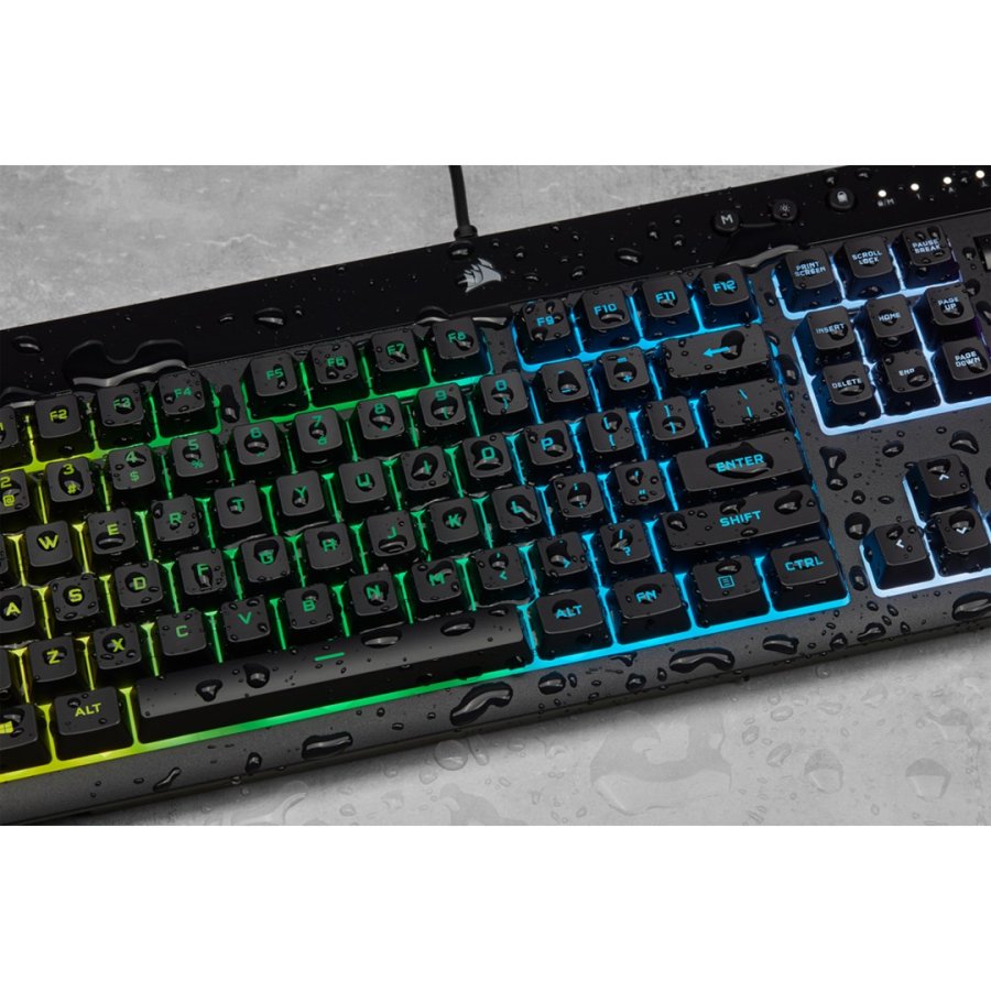 Corsair K55 RGB PRO tastatur Spil USB QWERTZ Tysk Sort #14