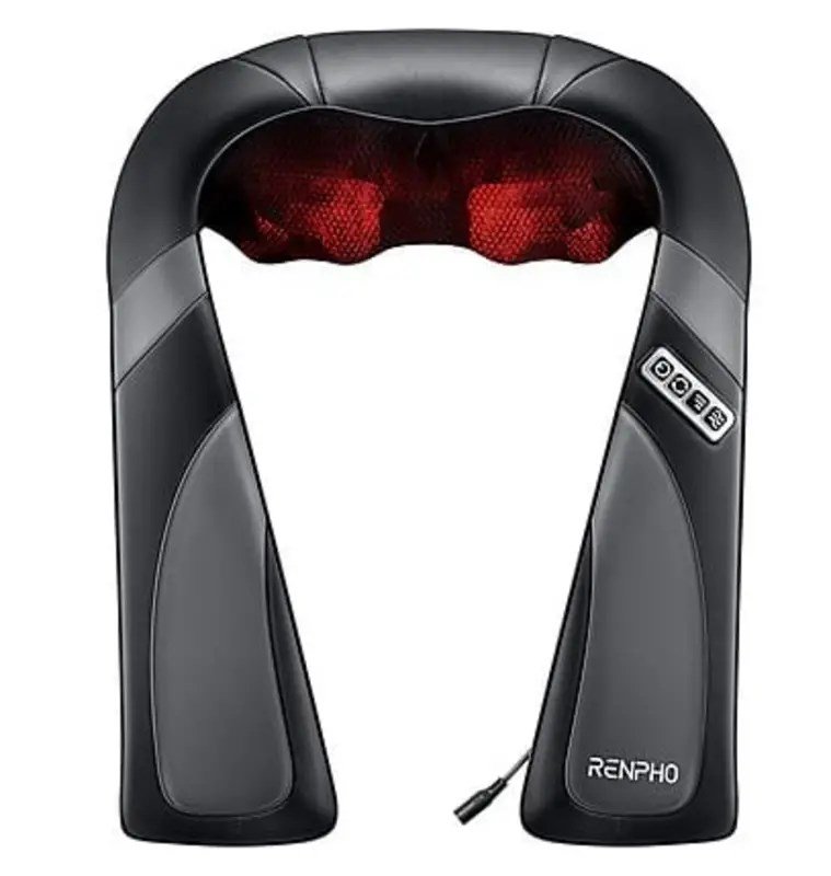 Renpho U-Neck Go massageapparat Tilbage, Ben, Skuldre Gr�, Sort #1