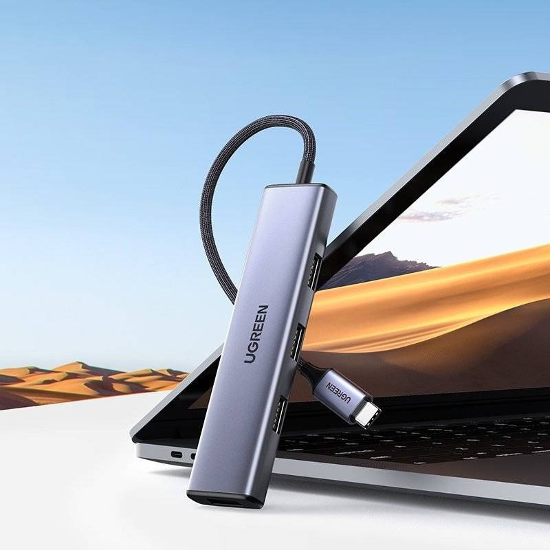 Ugreen USB Type-C HUB - 4� USB 3.2 Gen 1 S�lv #4