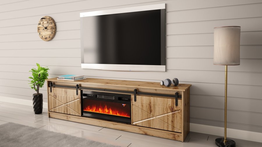 RTV GRANERO + pejseskab 200x56,7x35 egetr wotan #4