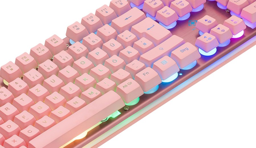 Deltaco Gaming PK75 RGB-tastatur, 105 taster, tysk layout, membrankontakt, USB #7