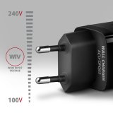 Axagon ACU-DPQ65 oplader til mobil enhed Mobiltelefon, Netbook, Laptop, Smartphone, SmartWatch, Tablet, Universel Sort Vekselstrm Hurtig opladning Indendrs #4