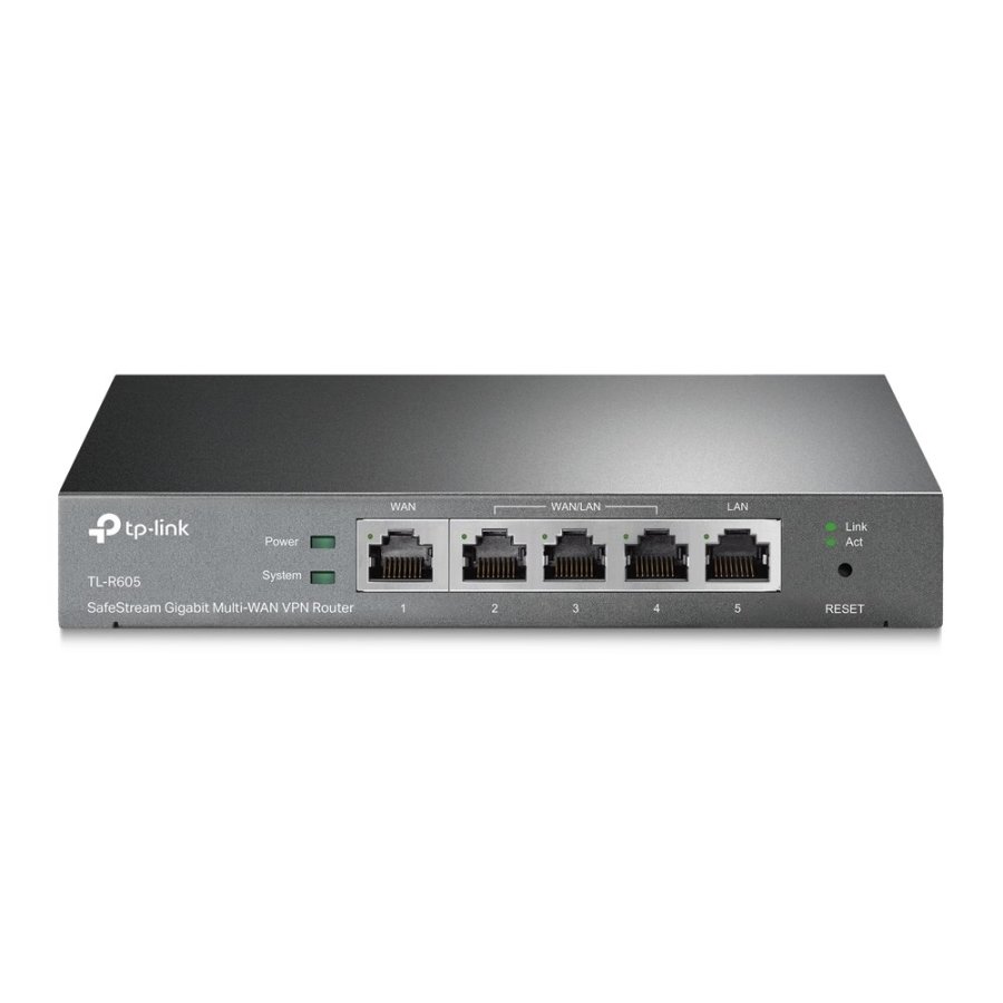 TP-Link TL-R605 kabelforbundet router Gigabit Ethernet Sort #1