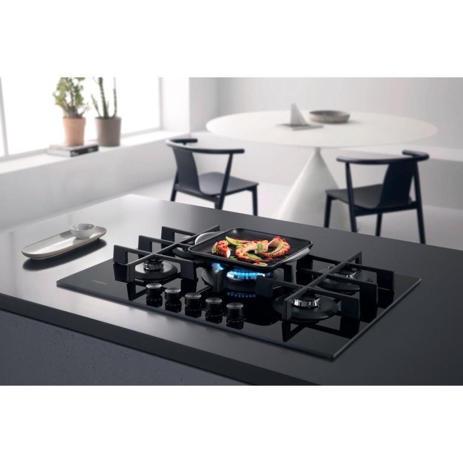 Whirlpool AKWL 728/NB Sort Indbygget 75 cm Gaskomfur 5 zone(s) #9