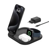 Belkin BoostCharge Hovedtelefoner, Smartphone, SmartWatch Sort USB Trdls opladning Hurtig opladning Indendrs #1