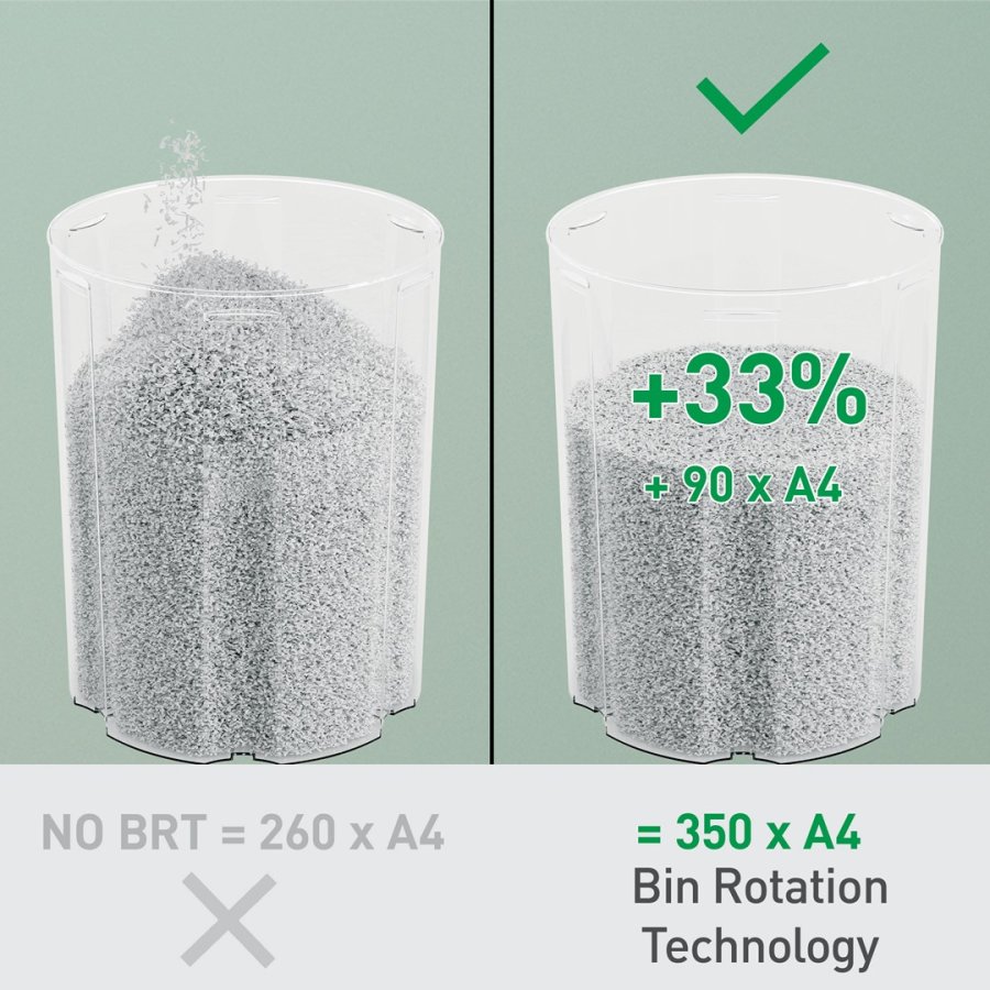 Leitz IQ OptiMax Small Office 350 mikromakulering makulator P5 22 L - Hvid #3