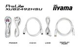 iiyama XUB2492HSU-W6 computerskrm 60,5 cm (23.8