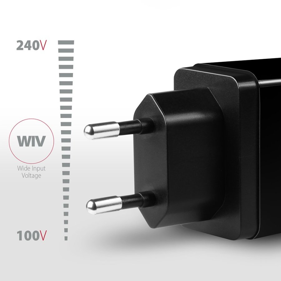 Axagon ACU-QS24 oplader til mobil enhed Smartphone Sort Vekselstrm Hurtig opladning Indendrs #6
