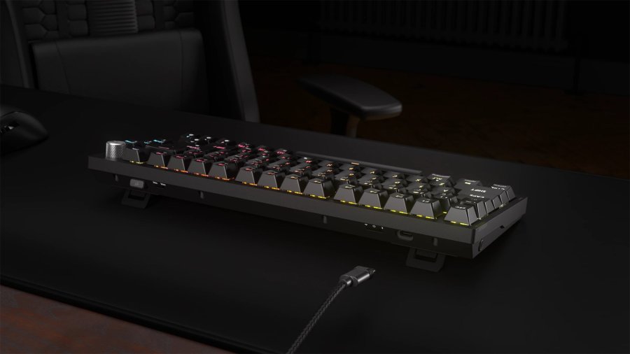 Corsair K65 PLUS tastatur Spil USB + RF Wireless + Bluetooth QWERTZ Tysk Sort #3