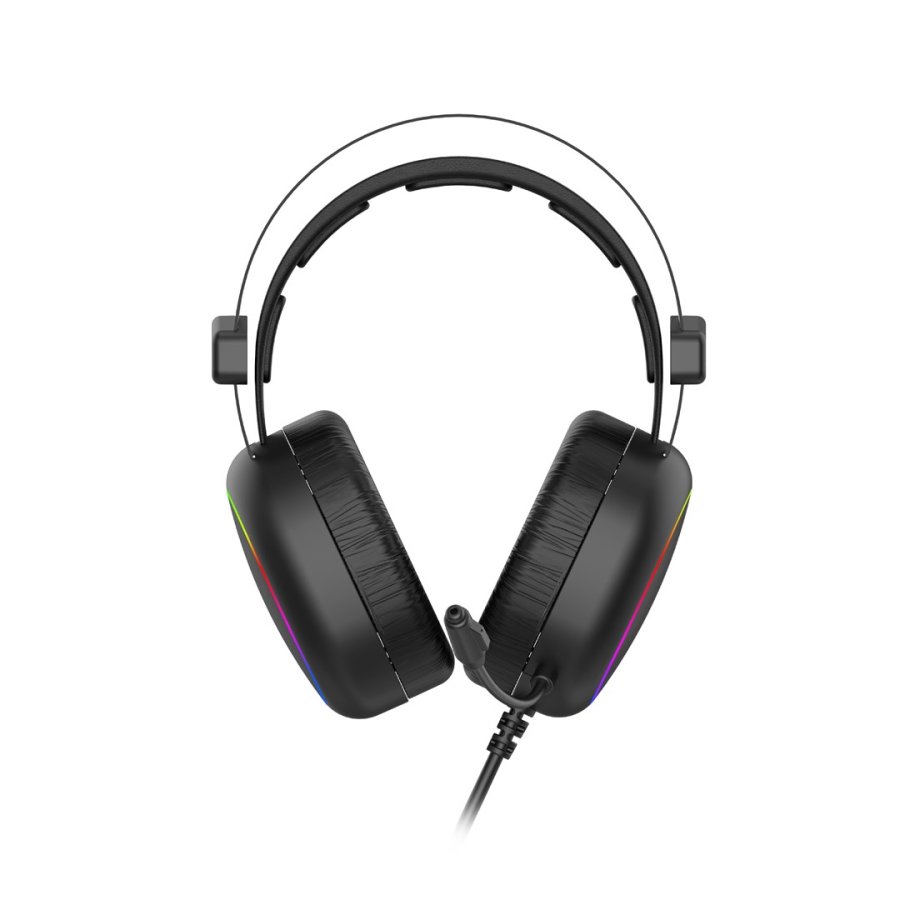 Havit GAMING HEADPHONE RGB BLACK 2016D Headset Ledningsfrt Spil Sort #4
