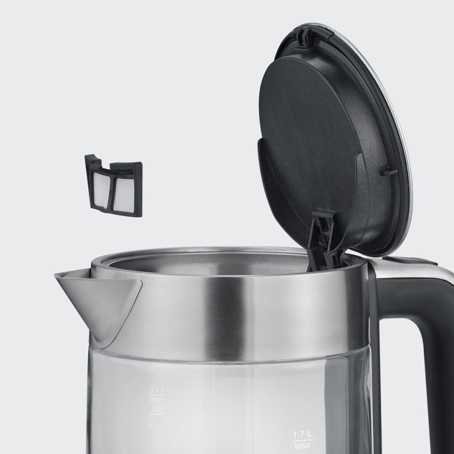 Severin WK 3420 elkedel 1,7 L 2200 W Sort, Rustfrit stl, Transparent #13