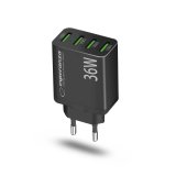 Esperanza EZC107K netoplader 36W sort #3