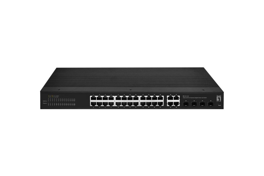 LevelOne IGS-2128 netv�rksswitch Administreret L2 Gigabit Ethernet (10/100/1000) Sort #1