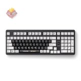 MCHOSE x Unbox Therapy - UT98 tastatur Spil USB + RF Wireless + Bluetooth Sort #1