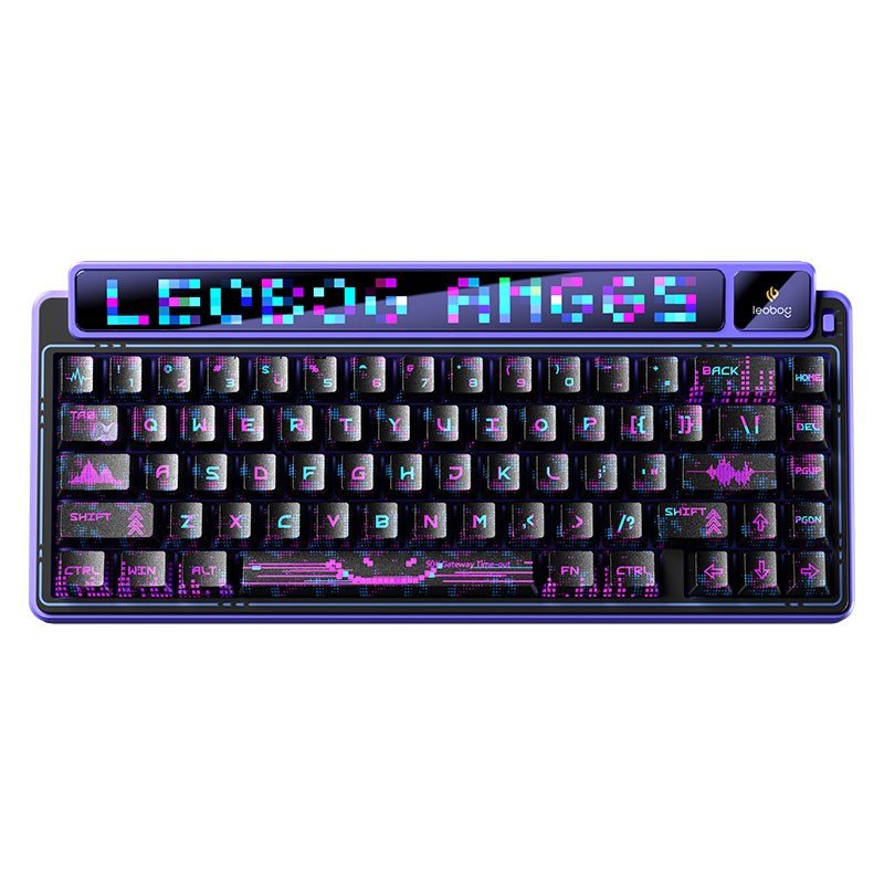 AULA Gasket AMG65 Purple LightFeather RGB-tastatur #1