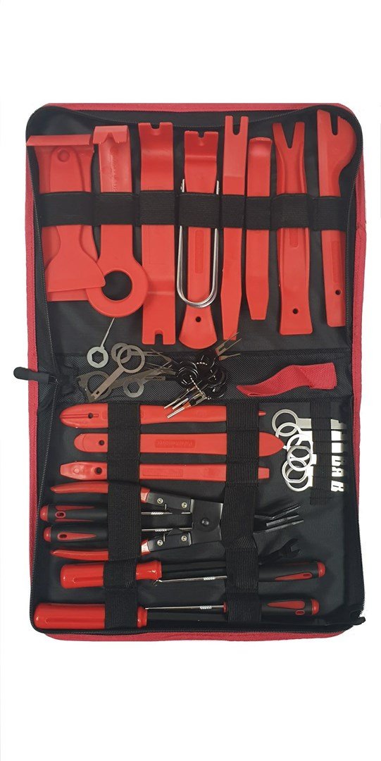UPHOLSTERY PULLER SET 43PC/SILVER #2