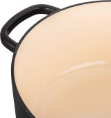 BALLARINI BELLAMONTE oval stbejernsgryde 75003-546-0 - 5,5 ltr sort #8